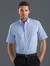John Kevin Mens S/S Blue Multicheck Shirt
