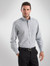 John Kevin Mens Grey L/S Multicheck Shirt