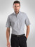 John Kevin Mens Grey S/S Multicheck Shirt