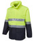 Lime/Navy Hi Vis D/N Long Line Jacket