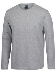 Grey Marle Long Sleeve Non Cuff T-Shirt