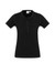 Ladies Vintage Henley T-Shirt - Black
