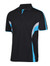 Black/Aqua/White Cool Polo