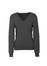 Biz Collection V-Neck Ladies Charcoal Pullover