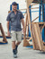 Stretch Utility Zip Cargo Shorts