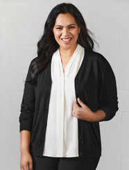 Roma Merino Blend Cardigan