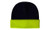 Safety 2 Tone Navy/Green Acrylic Beanie