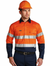 Closed Front Hi Vis L/S Drill Shirt - BTC6456