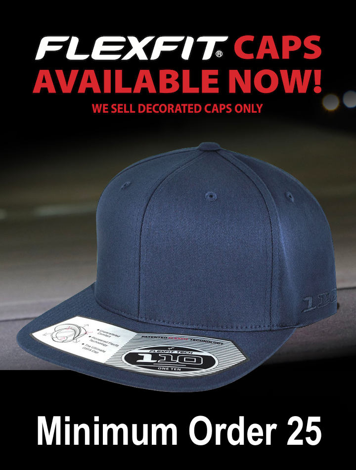 Flexfit Embroidered Flat Peak Cap 110F