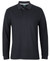 Black 100% Cotton Long Sleeve Polo