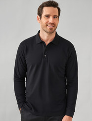 100% Cotton Long Sleeve Polo