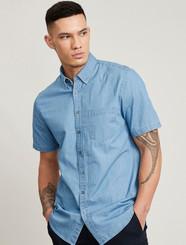 Mens S/S Denim Shirt