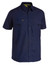 Navy X Airflow™ Short Sleeved Ripstop Work Shirt