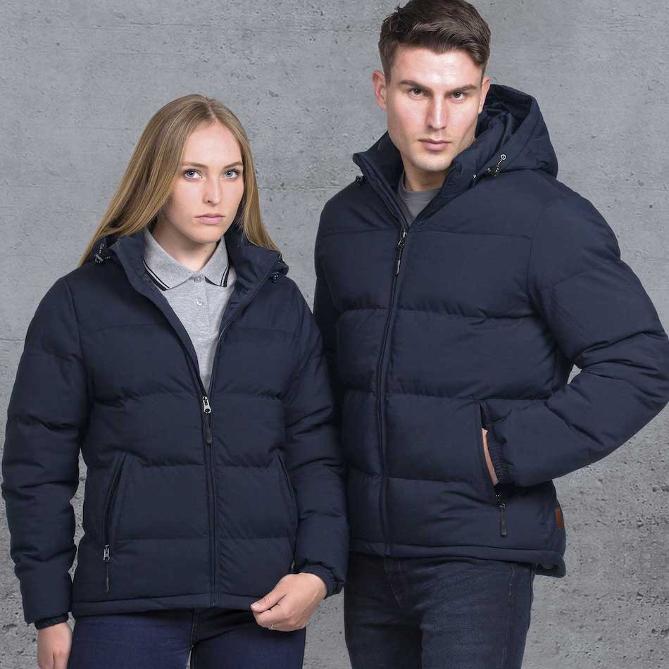Terrain Navy Puffa Jacket