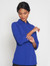 Sophia 3/4 Sleeve Shirt - Cobalt