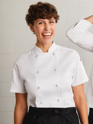 Zest Womens S/S Chef Jacket