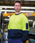 Fleecy Hi Vis Crew Neck Windcheater