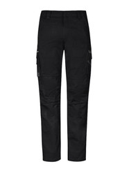Mens Double Knee Multi Zip Stretch Work Pants
