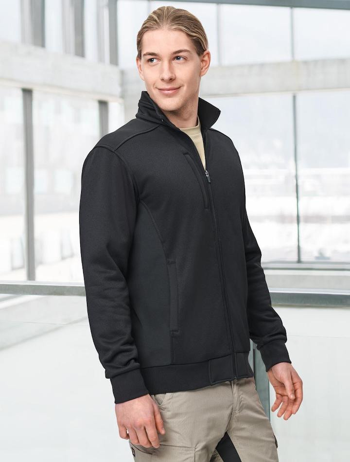 JACQUARD FLEECE BOMBER JACKET MEN'S