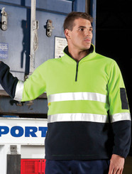 1/2 Zip D/N Hi Vis Polar Fleece