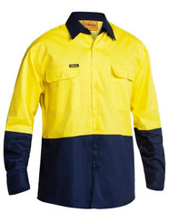 2 Tone Hi Vis Drill Shirt