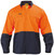 2 Tone Hi Vis Drill Shirt - Long Sleeve Orange/Navy