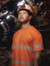 Mens Hi Vis Segmented Tape Cotton Tee Shirt