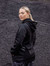 Women's Work Fleece Black Hoodie
