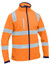 Hi Vis Taped Rail Orange Softshell Jacket