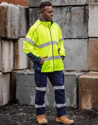 Hi Vis Taped Zip Front Fleece
