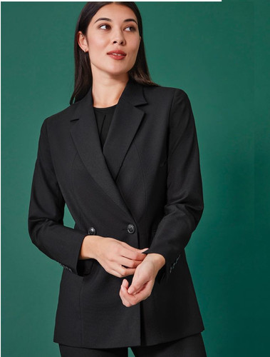 Women's Double Breasted Longline Jacket