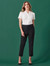 Womens Renew 7/8 Mid-Waist Slim Leg Pant