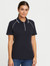 Navy/White Womens Raglan Polo