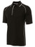 Black/White Raglan Polo