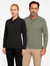 Unisex  L/S Cotton Popcorn Polo