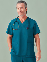 Pulse Unisex V-Neck Scrub Top