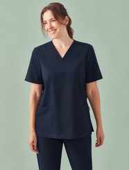 Pulse Womens V-Neck Scrub Top