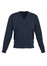 Biz Collection Woolmix Mens L/S Navy Pullover