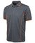 Grey/Orange Piping Polo