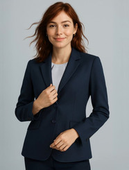 Ladies Longerline Cool Stretch Plain Jacket