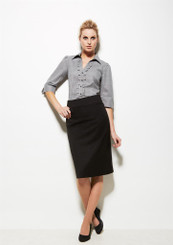 Ladies Relaxed Fit Cool Stretch Plain Lined Skirt