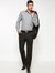 Mens Flat Front Cool Stretch Plain Trouser