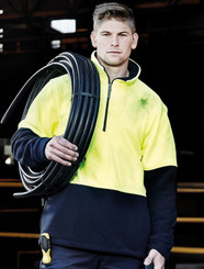 Hi Vis Polar Fleece 1/2 Zip Jumper