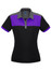 Charger Biz Cool Ladies Black/Purple/Grey Polo