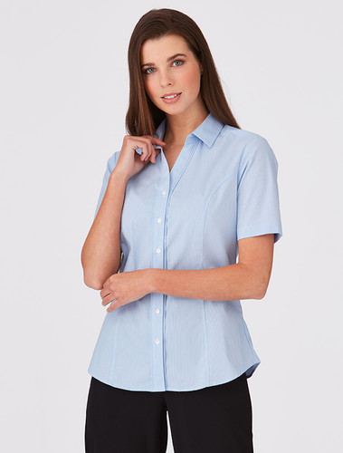 Pinfeather S/S Blue Shirt
