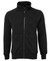 JB's Colours of Cotton Full Zip Black Fleecy Jacket
