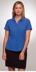 Ezylin Striped Short Sleeve Shirt