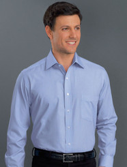 John Kevin Mens Long Sleeve Soft Stripe Shirt