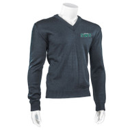 SWG Durapil Ultra Acrylic Unisex V-neck Long Sleeve Sweater - Navy