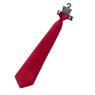 RHCA Boys Zipper Tie - Red